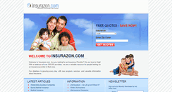 Desktop Screenshot of insurazon.com